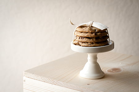 stock of cookie on white cookie stand thumbnail