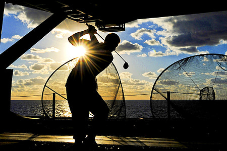 golfer silhouette photo thumbnail