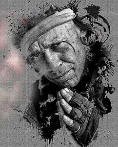 grayscale photo of man thumbnail
