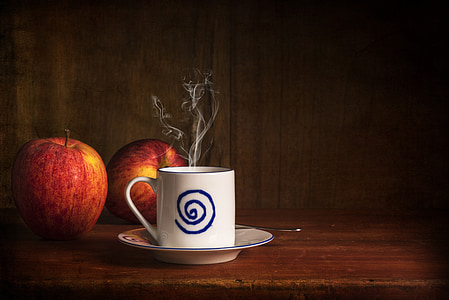 white mug on suacer thumbnail