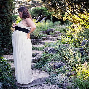 woman standing in garden thumbnail