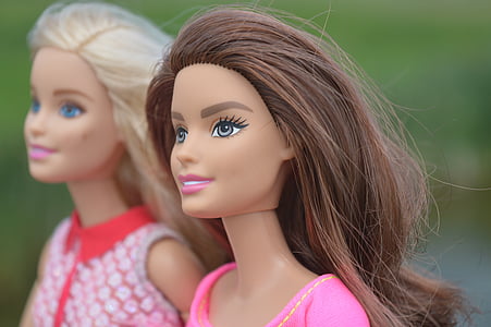two Barbie dolls thumbnail