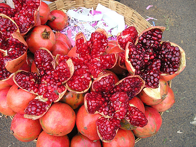 top view of pomegranate fruits thumbnail