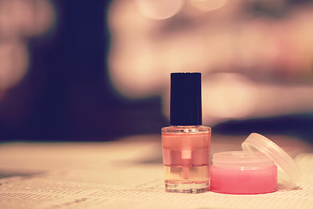 black and clear glass nail polish thumbnail