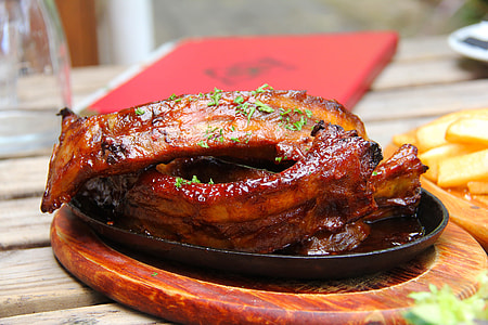plate of baby back ribs thumbnail