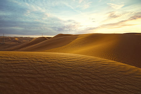 desert during golden hour thumbnail