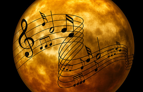Music Notes over the moon thumbnail