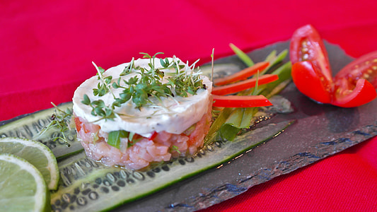 Salmon tartare fish fancy thumbnail