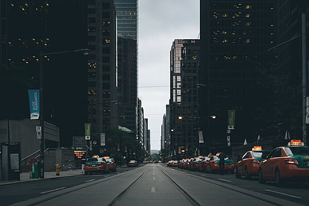 street scene, landscape, cabs, taxi, uber, architecture thumbnail