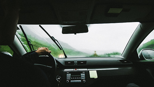 man in black shirt riding vehicle thumbnail