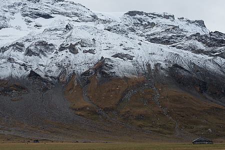 mountain covered by snow thumbnail