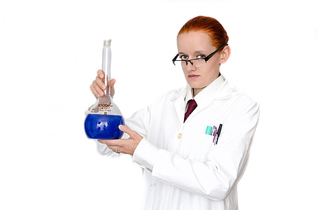 women's holding clear glass bottle thumbnail