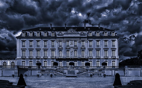 View of Building Against Cloudy Sky thumbnail