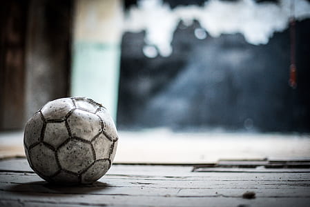white and black soccer ball thumbnail