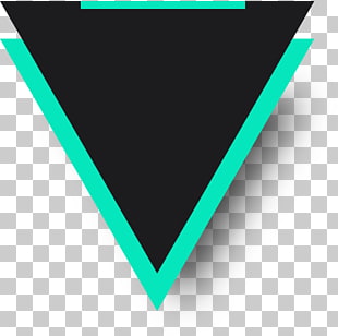 Triangle Shape Shading, Triangular shape, black and teal triangles PNG clipart