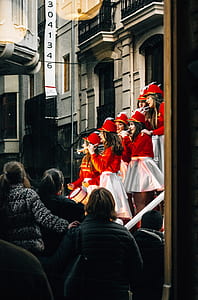 band of women performing in street thumbnail