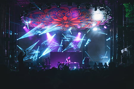 man playing instrument on stage thumbnail