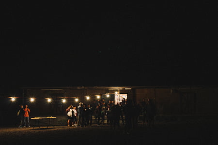 group of people under starry night thumbnail