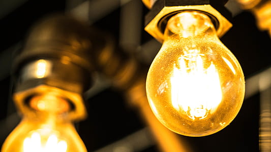 Photo of Two Turned on Bulbs thumbnail