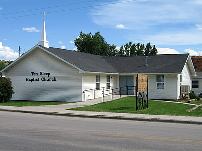 Baptist church in Ten Sleep, Wyoming thumbnail