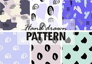 3 Hand Drawn Patterns
