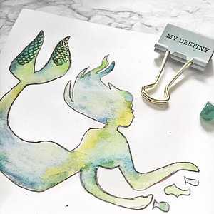 painting of mermaid thumbnail