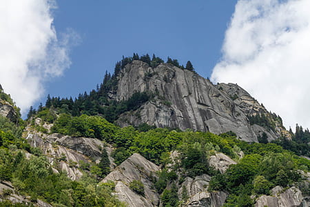 landscape, nature, clouds, rocks thumbnail