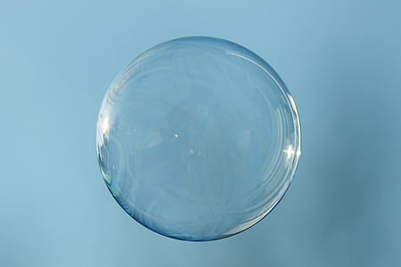 close view of bubble in mid air thumbnail
