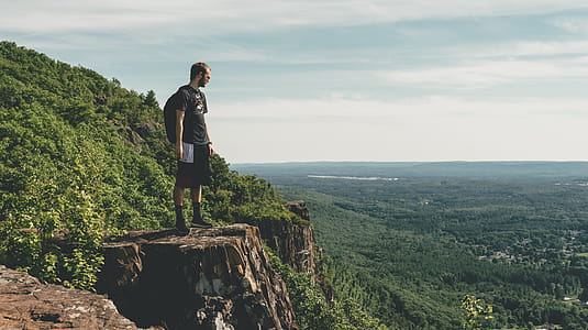 Man Standing On The Cliff thumbnail
