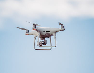 quadcopter flying in air thumbnail