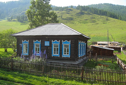 house surrounded by grass thumbnail
