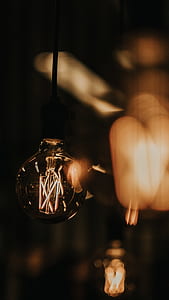 focus photography of pendant lamp thumbnail