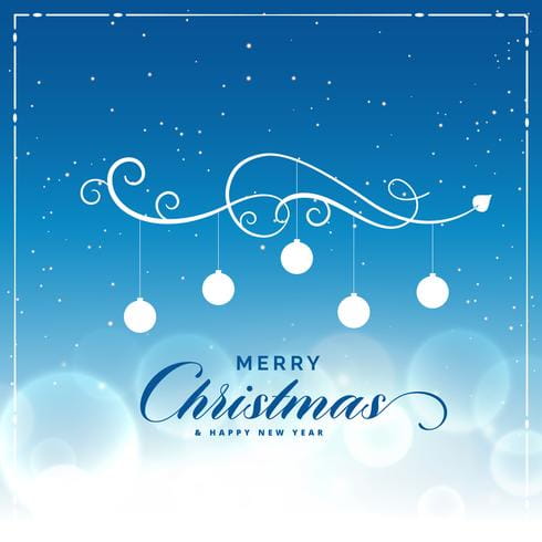 Merry Beautiful Blue Background With Light Effect Eps Merry Beautiful Blue