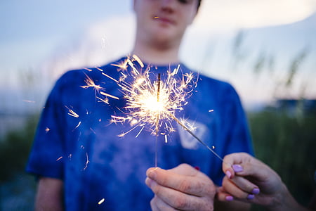 person holding firecracker thumbnail