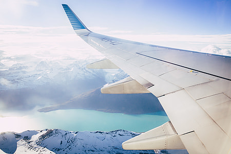 aerial photography of snow mountains thumbnail