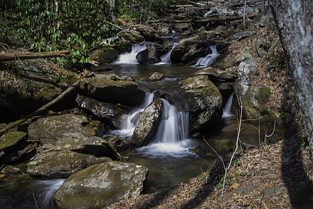 Full Set of Cascading Rapids at Anna Ruby Falls, Georgia thumbnail