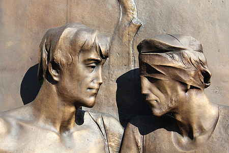 two men brass figures thumbnail
