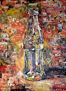 Coca-Cola abstract painting thumbnail