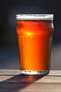 Red Beverage in Clear Drinking Glass thumbnail