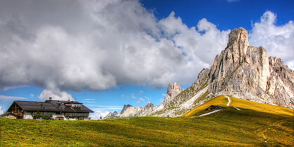 mountain covered by clouds thumbnail
