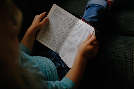 person reading a book thumbnail