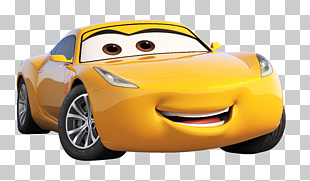 Lightning McQueen Cruz Ramirez Mater Pixar Jackson Storm, Cars 3 Cruz Ramirez Transparent , yellow car illustraion PNG clipart