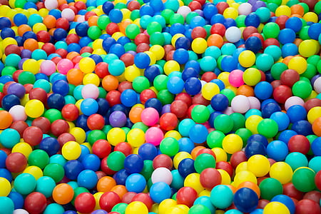 multicolored ball pin on floor thumbnail