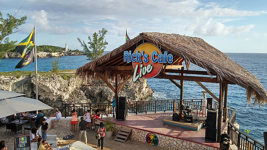 Rick's Cafe Shack on the Beach in Negril, Jamaica thumbnail