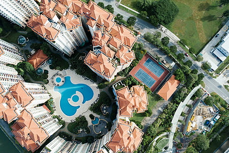 aerial photography of high-rise buildings during daytime thumbnail