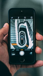 person, hand, iphone, smartphone thumbnail