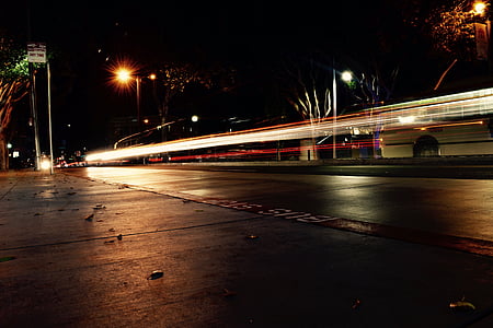 timelapse photography of road thumbnail