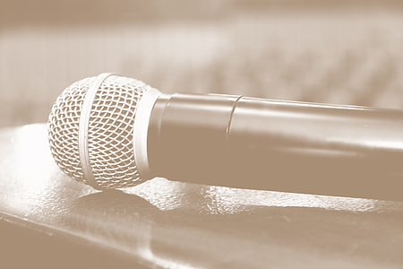 black microphone thumbnail
