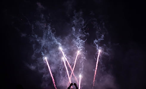 fireworks on sky during night time thumbnail