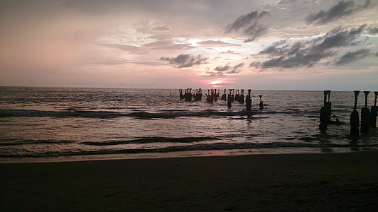 grayscale photography of sea thumbnail